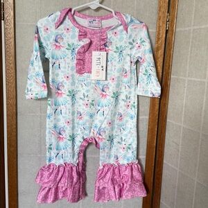 Pete + Lucy Winter Fairy Romper size 3/6 M